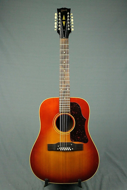 1968 Gibson B 45 12 with TKL Hardshell Case Lightfoot Sundown
