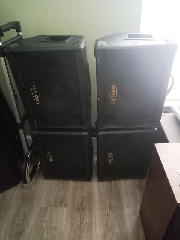 Kustom KCP 10M Wedge Stage Monitors | Reverb