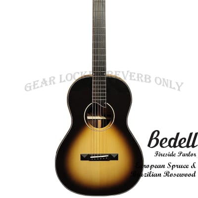 Bedell FS-P-EU/BR Fireside Parlor European Spruce & Brazilian Rosewood handcraft guitar image 2