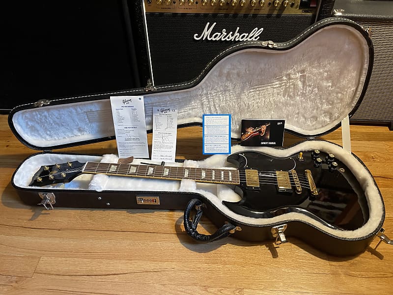 2007 Gibson SG '61 Re-Issue Antique Ebony W/Gold Hardware
