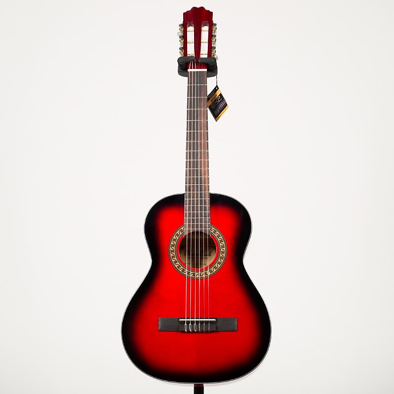 Beaver Creek BCTC601RB 3/4 Size Classical Acoustic Guitar BCTC 601 RB (Red/Redburst) image 1