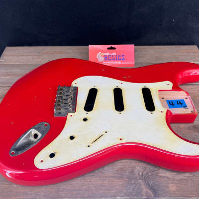 Real Life Relics Strat® Stratocaster® Body Aged Cardinal Red #2 image 4