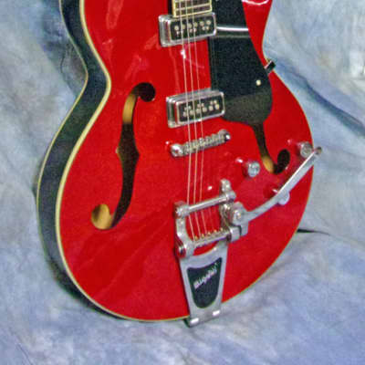 Gretsch G5129 Electromatic Hollow Body 2004 Electric Guitar Firebird Red image 2