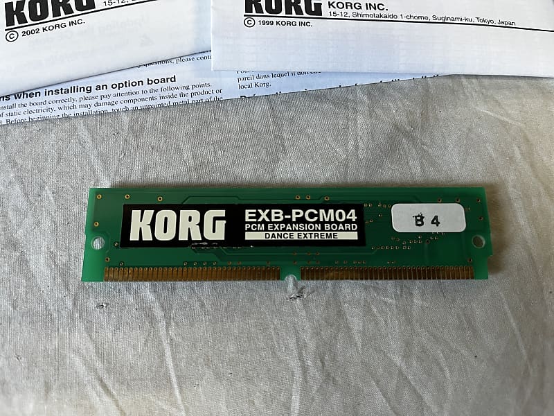 Korg EXB-PCM04 Dance Extreme 16MB PCM Expansion Board w/ box