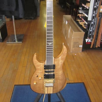 Used Lefty RWG Raven West Sold Body Electric Guitar w/ Floyd Rose Tremelo/Bridge  - Walnut/Maple image 10