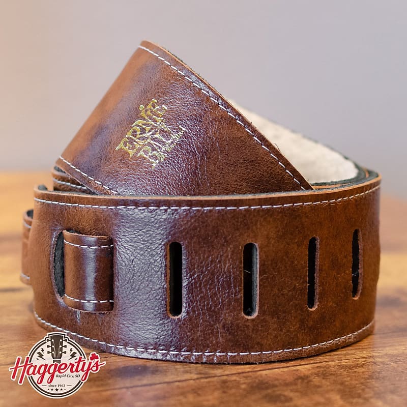 Check this out:Brown leather strap with buckle