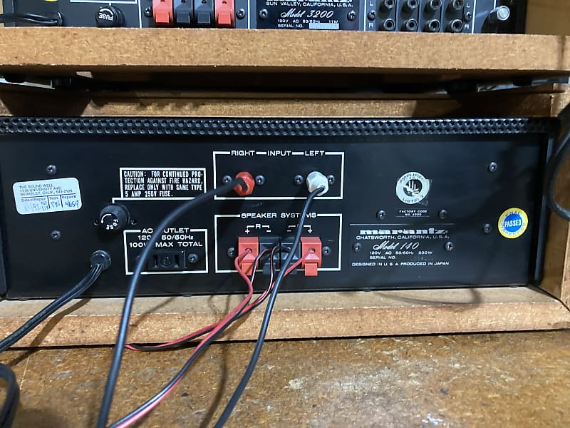 Marantz 140 Amp, 3200 Pre-Amp, 112 Tuner