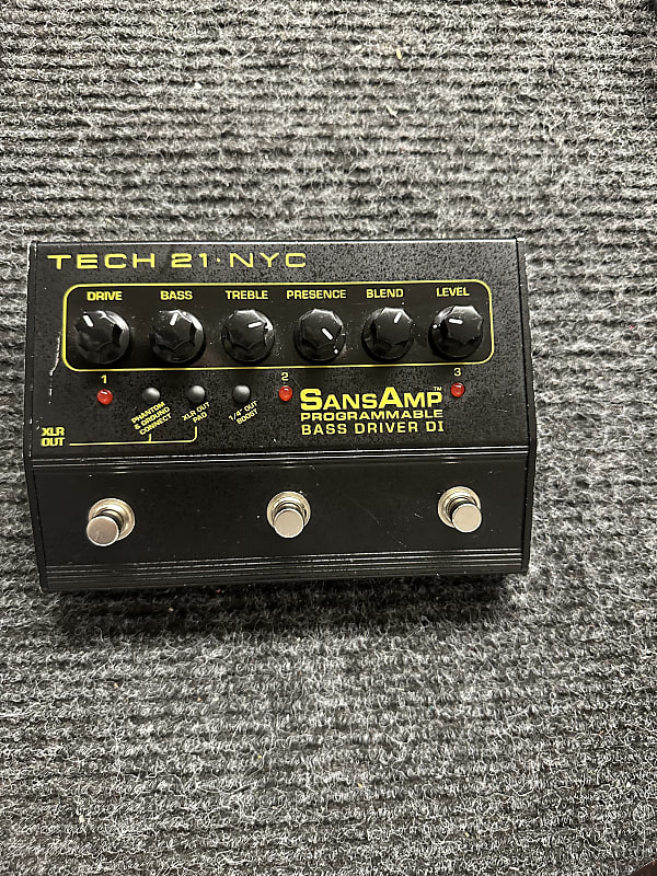 Tech 21 Sansamp Programmable Bass Driver