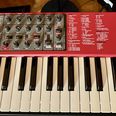 Nord Lead 4 49-Key 20-Voice Polyphonic Synthesizer 2013 - 2020 - Red