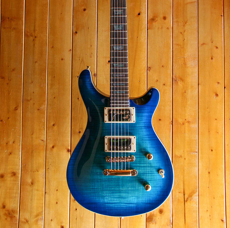AIO Wolf W400 Electric Guitar Blue Burst (no case). Reverb