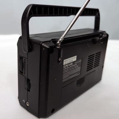 Craig CR4181 Portable AM / FM Radio - Black | Reverb