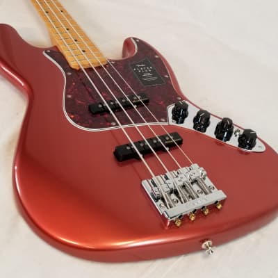 Fender Player Plus Jazz Bass Elec. Bass Guitar, Maple Fingerboard, Aged Candy Apple Red, W/ Deluxe Gig Bag image 5