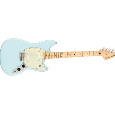 Used Fender Player Mustang - Sonic Blue w/ Maple FB image 4