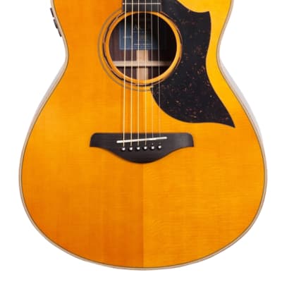 Yamaha AC5R Concert Acoustic Electric Guitar Vintage Natural with Case image 3