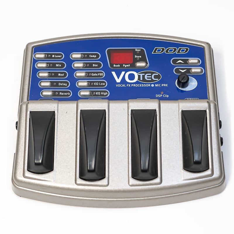 DOD VoTEC Vocal PreAmp / MultiEffects Processor Pedal Reverb