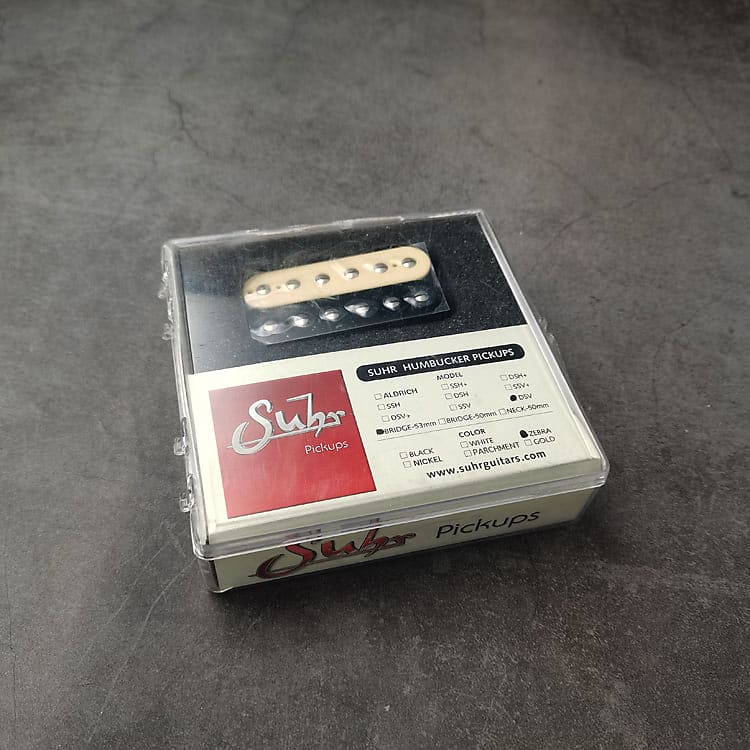 Suhr DSV Bridge Trembucker Zebra Reverb