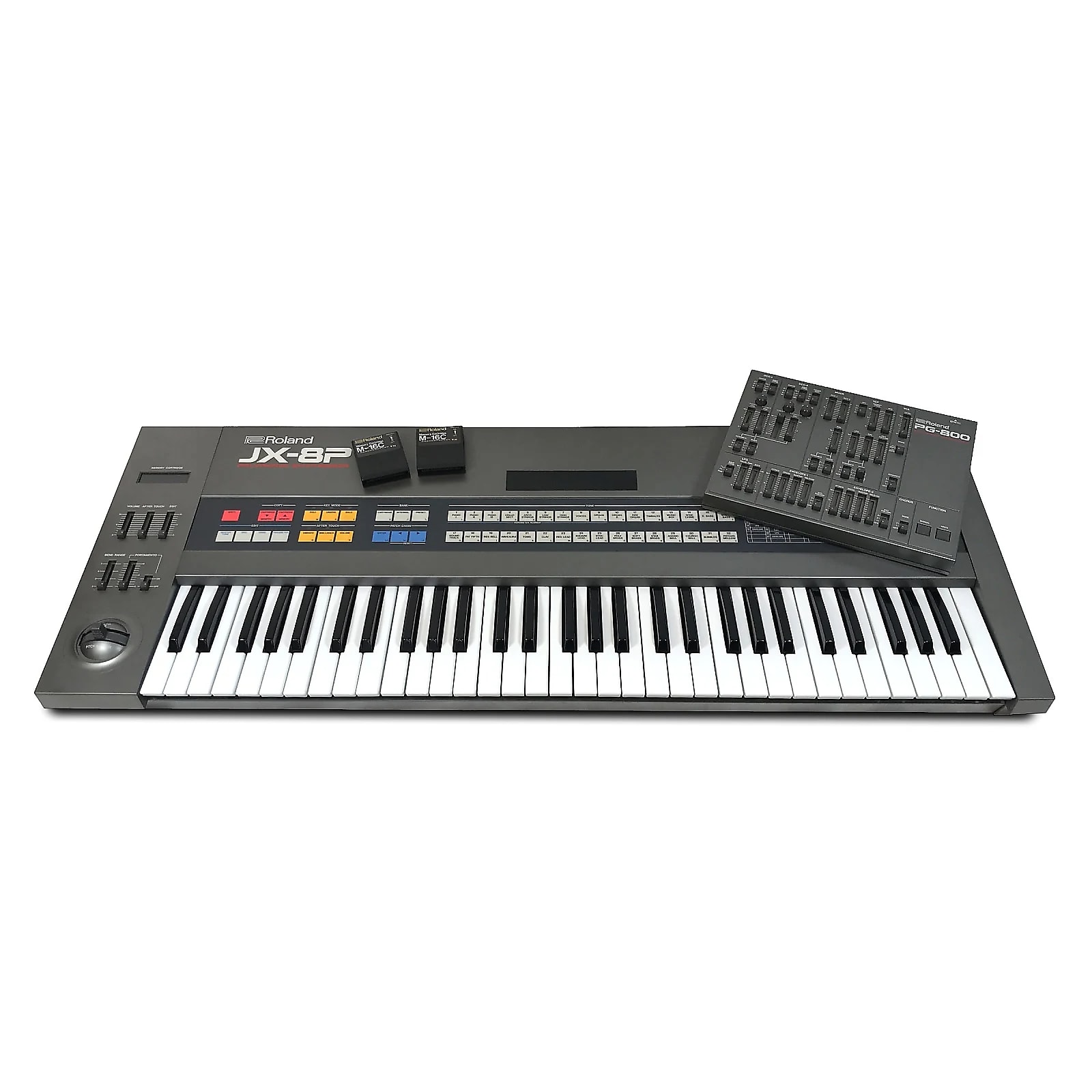 Roland JX-8P 61-Key Polyphonic Synthesizer with PG-800 Programmer | Reverb