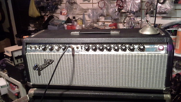 Fender Twin Head 1970s Silverface 135 Watt Model
