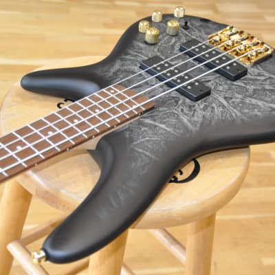 IBANEZ SR300EDX BZM Black Ice Frozen Matte / 4-String Bass / SR Deluxe Series / SR300EDX-BZM image 6