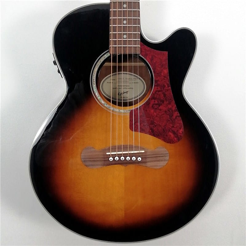 Epiphone J-200 EC Studio Parlor, Vintage Sunburst, B-Stock | Reverb Finland