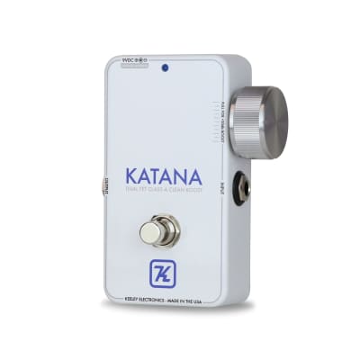 Keeley KATANA Clean Boost - Throwback White - - BRAND NEW Booster Pedal image 2
