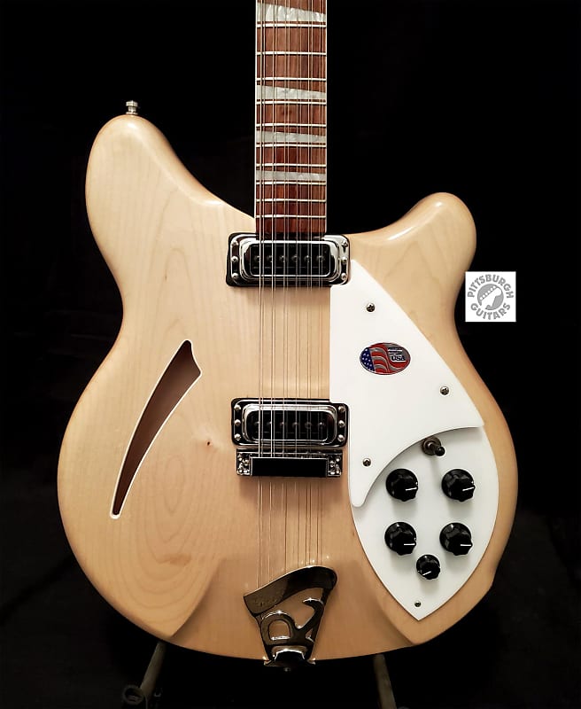 New Rickenbacker 360/12 MG, Mapleglo Finish, with Hard Case and Free Shipping, Made in USA! April Sale! image 1