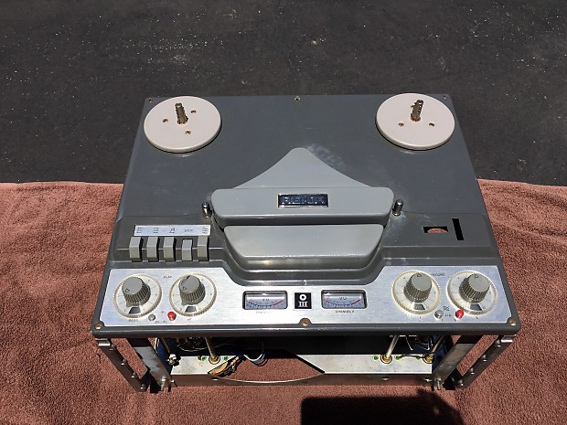Revox Model G36 Stereo 4 Track Reel To Reel Tape  Recorder Li 2 Pml Condenser Microphones Long Island
