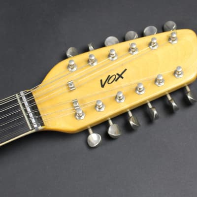 Vox Mark XII 1966 Sunburst Made In Italy with OHSC 12 String Teardrop image 11