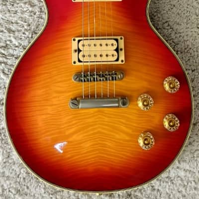 Electra X935CS Pro Endorser Cherry Sunburst Finish LP Electric Guitar, MIJ +Case image 1