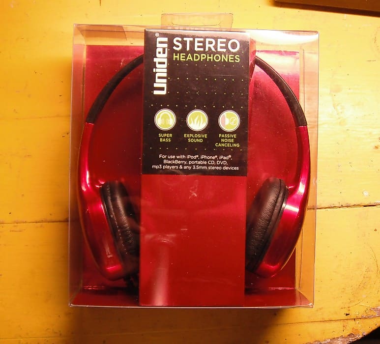 Uniden stereo best sale headphones with mic