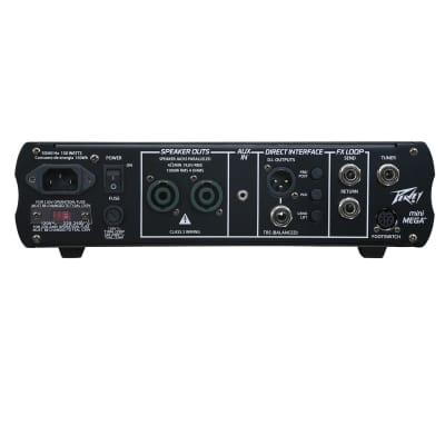Peavey Mini Mega Bass Amplifier Head (1000 Watts) image 2