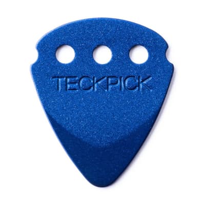 Dunlop 467R-BLU Teckpick Aluminum Guitar Picks (12-Pack)