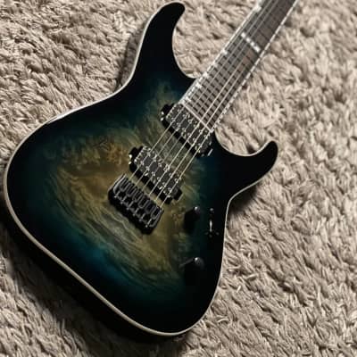 値下げESP E-II M-II 7NT HS SM Natural Burst ESP E-II M-II 7 NT Electric Guitar - Purple Natural Fade | Sweetwater