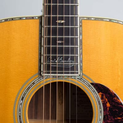 C. F. Martin  M-42 David Bromberg Signature #1 owned and used by David Bromberg Flat Top Acoustic Guitar (2006), ser. #1150659, black hard shell case. image 12