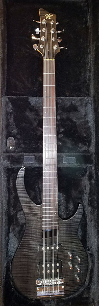 Rogue LX408 Black Transparent 8 String Bass