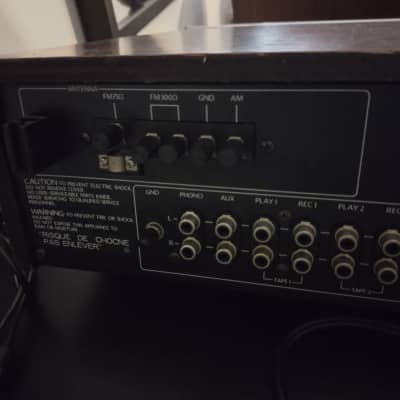 Mitsubishi DA-R8 Stereo Receiver 1980 Silver/Walnut | Reverb