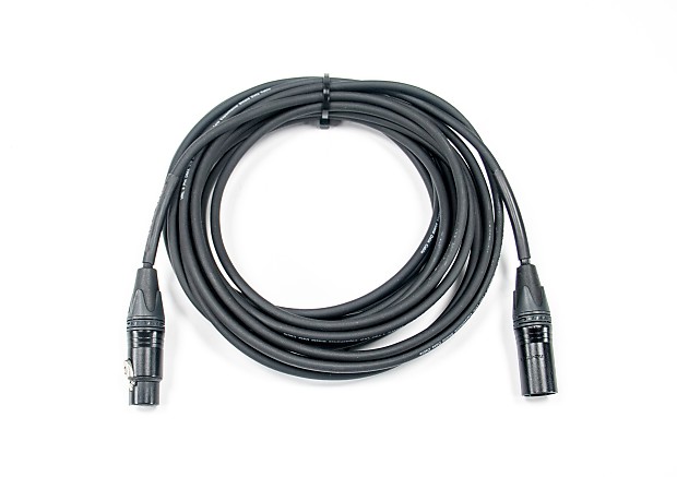 Elite Core Audio CSD3-NN-2 Tour Grade 110 Ohm 3-Pin DMX Lighting Cable with Genuine NC3XX Connectors - 2' image 1