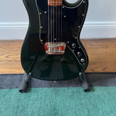 Fender Musicmaster with Rosewood Fretboard 1968 Black Refinished image 2