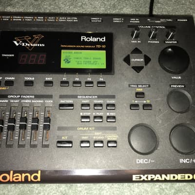 Roland TD-10 V-Drum Module-LCD Works--Make an Offer | Reverb