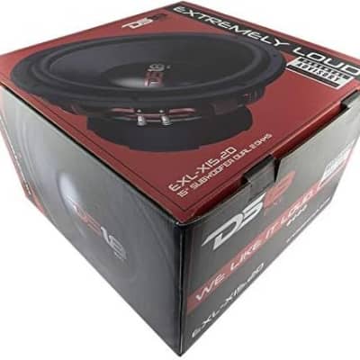 DS18 EXL-X15.2D Car Subwoofer 15" 2500 Watts Max Power 1250 Watts RMS Fiber Glass Dust Cap Red Aluminum Frame Dual Voice Coil 2+2 Ohm Impedance - Competition Grade Bass - 1 Speaker image 8