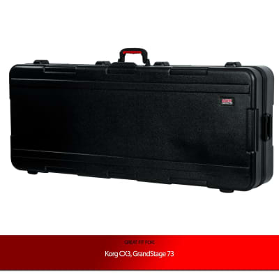 Gator Cases Deep Keyboard Case fits Korg CX3, GrandStage 73 Keyboards