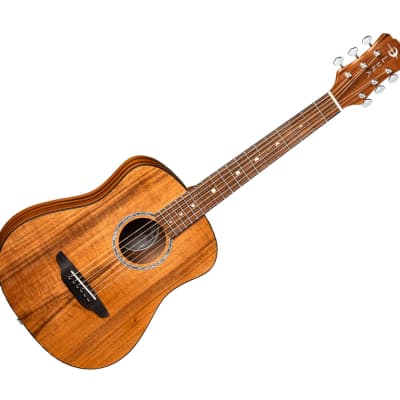 Luna Safari Koa Supreme Solid Top Acoustic/Electric Guitar - Open Box for sale