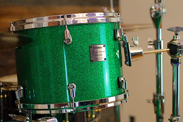 Yamaha maple custom green hot sale