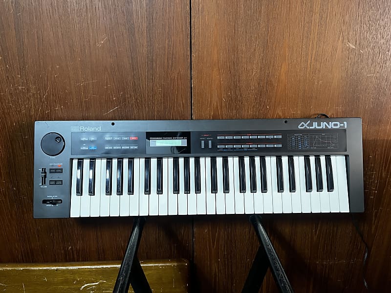 Roland Alpha Juno 1 Programmable Polyphonic Synthesizer 49 keys Keyboard New battery image 1
