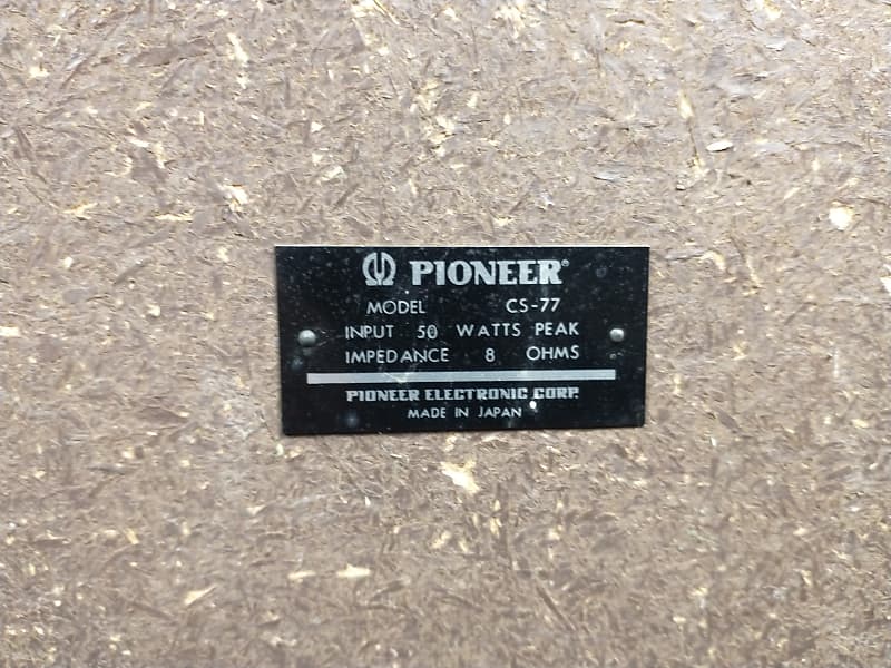 Pioneer cs fashion 995 speakers