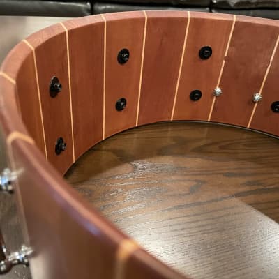 Solid Stave Cherry/Maple 5.5x14" Snare Drum image 6