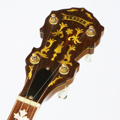 1969 Fender Concert Tone Plectrum 4-String Banjo Walnut & Gold Vintage Original Amazing Long Scale Tenor Banjo w/ Vintage Case image 15