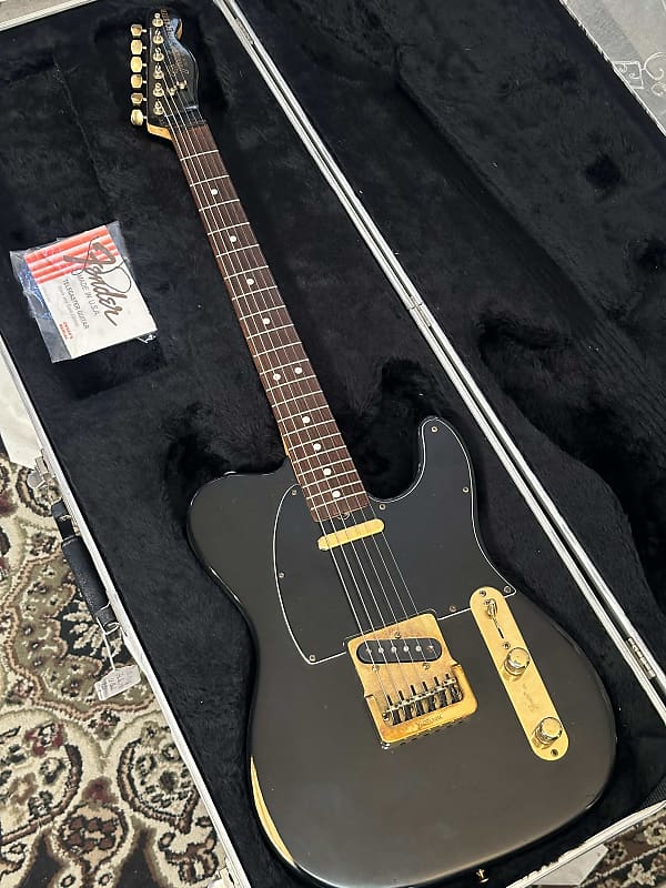Fender The Telecaster エレキギター ブラック/ゴールド Fender Collector's Edition Black and Gold Telecaster | Reverb