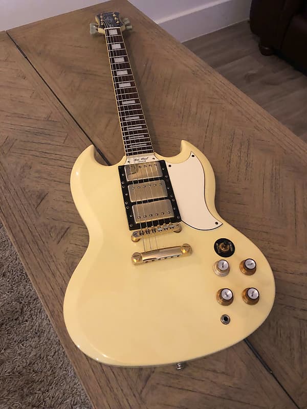 Epiphone SG Custom Three Pickup Les Paul Made in Korea 2000 Cream