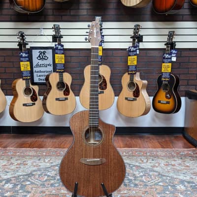 Zephyr ZAC - 2 1995 Mahogany Acoustic Heart Shaped Sound Hole | Reverb